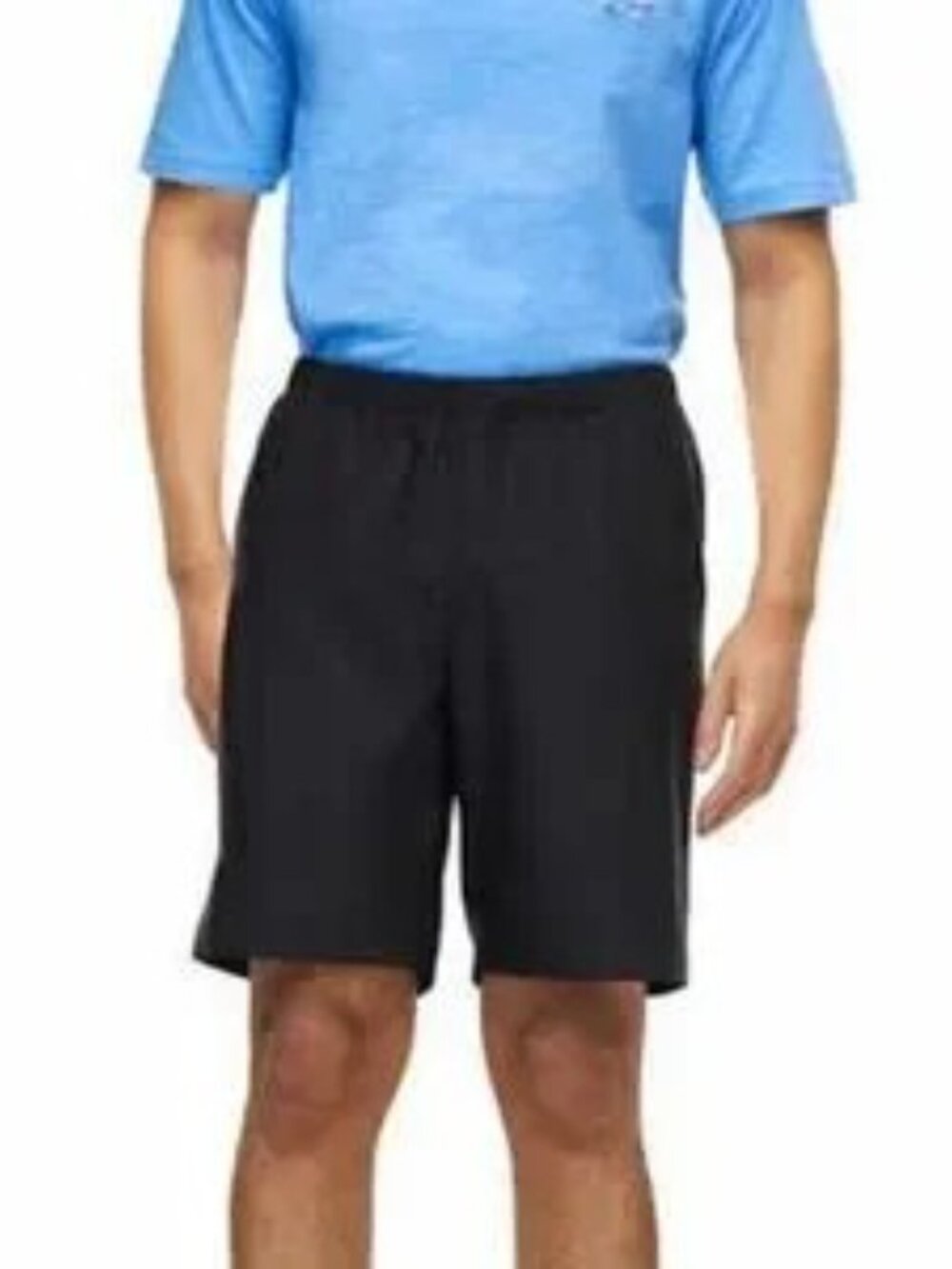 Greg Norman Black Performance Stretch Shorts Men's XL Golf Athletic Drawstring